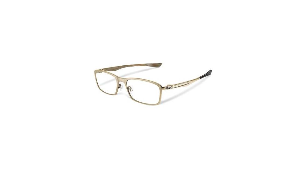 Oakley Hollowpoint Mens Eyeglasses, White Gold Frame, 53mm OX5075-0453