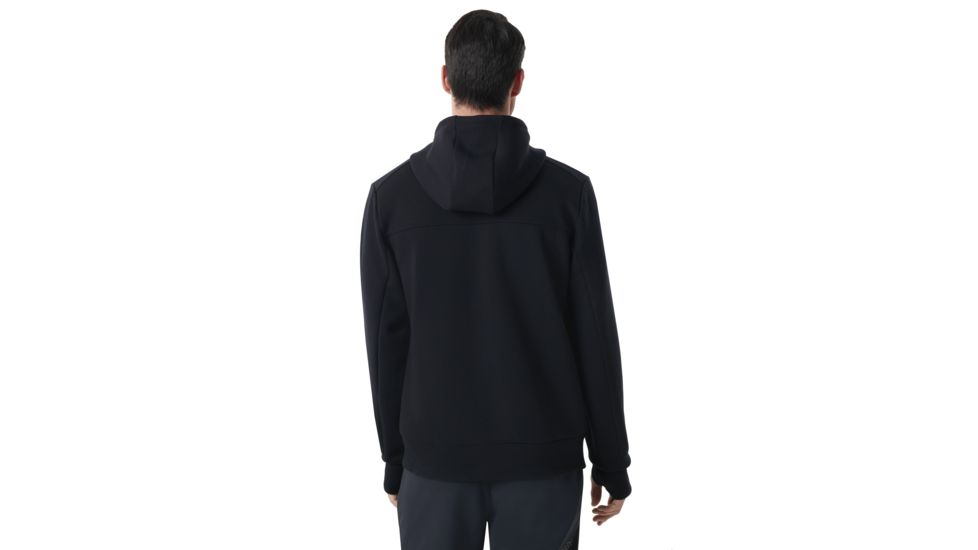 Oakley Hooded Scuba Fleece - Mens, Blackout, Medium, 461639-02E-M