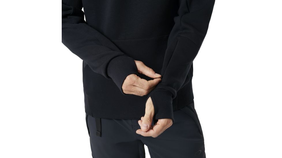 Oakley Hooded Scuba Fleece - Mens, Blackout, Medium, 461639-02E-M