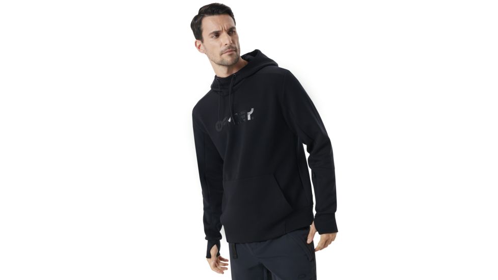 Oakley Hooded Scuba Fleece - Mens, Blackout, XS, 461639-02E-XS