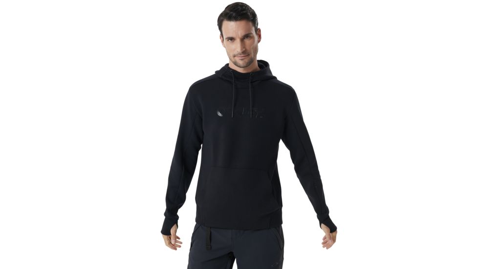 Oakley Hooded Scuba Fleece - Mens, Blackout, XS, 461639-02E-XS