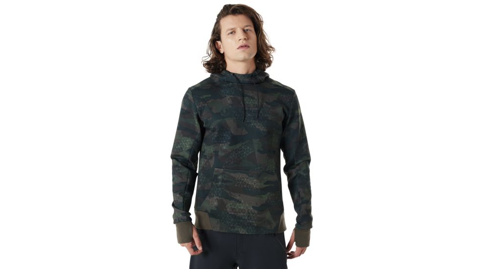 Oakley Hooded Scuba Fleece - Mens, Camou, Extra Small, 461639-9A1-XS