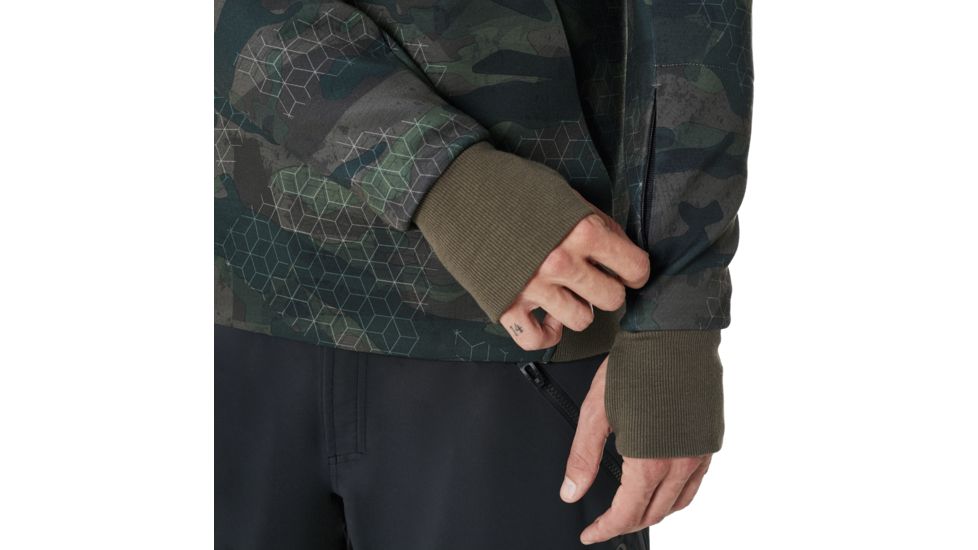 Oakley Hooded Scuba Fleece - Mens, Camou, Extra Small, 461639-9A1-XS