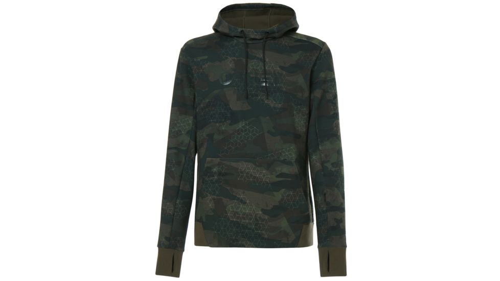 Oakley Hooded Scuba Fleece - Mens, Camou, Extra Small, 461639-9A1-XS