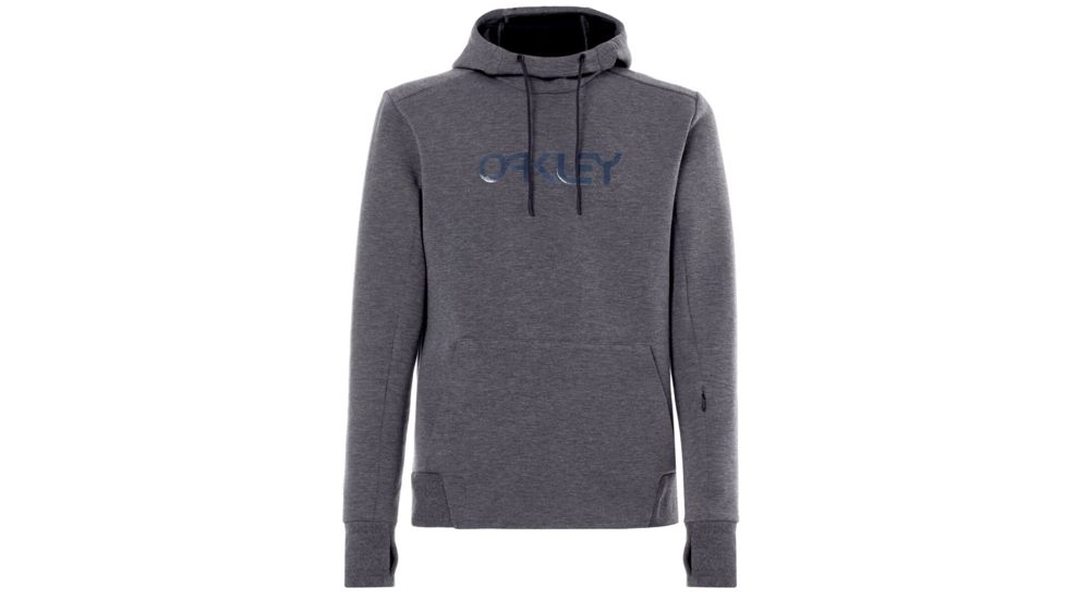 Oakley Hooded Scuba Fleece - Mens, Forged Iron, Extra Small, 461639-24J-XS