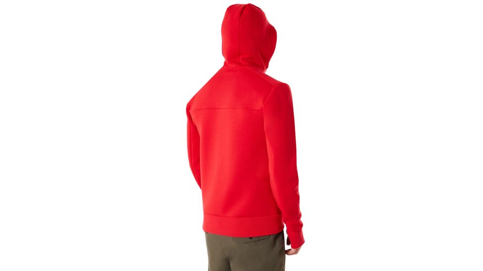 Oakley Hooded Scuba Fleece - Mens, Red Line, Medium, 461639-465-M