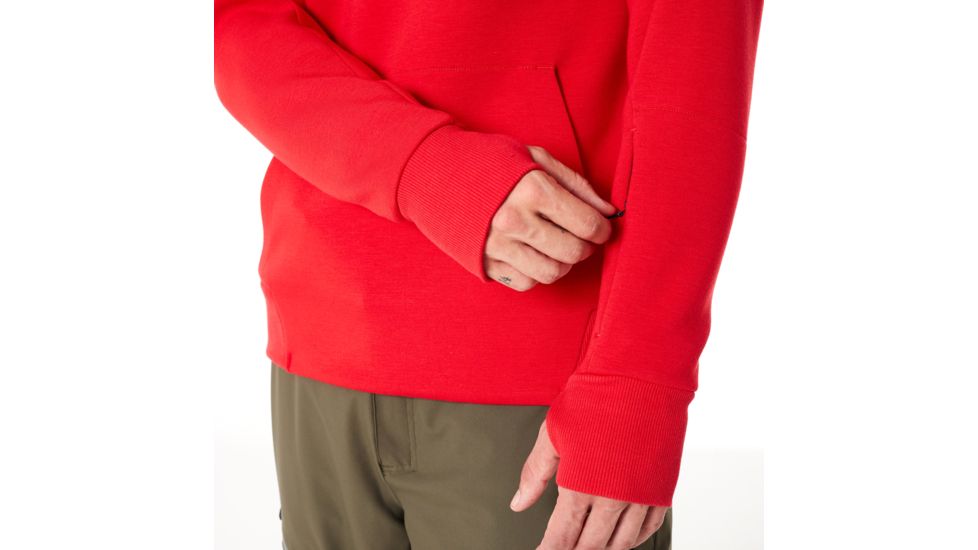 Oakley Hooded Scuba Fleece - Mens, Red Line, Medium, 461639-465-M