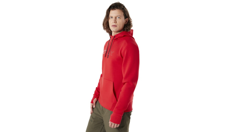Oakley Hooded Scuba Fleece - Mens, Red Line, Large, 461639-465-L