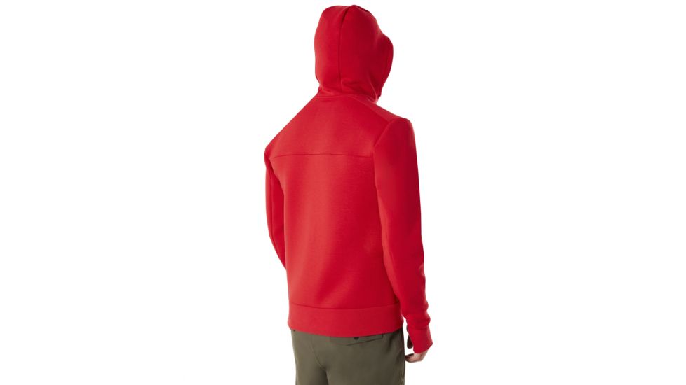 Oakley Hooded Scuba Fleece - Mens, Red Line, Large, 461639-465-L