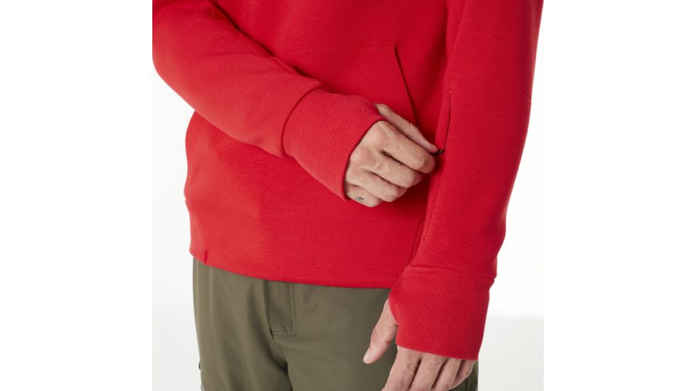 Oakley Hooded Scuba Fleece - Mens, Red Line, Large, 461639-465-L