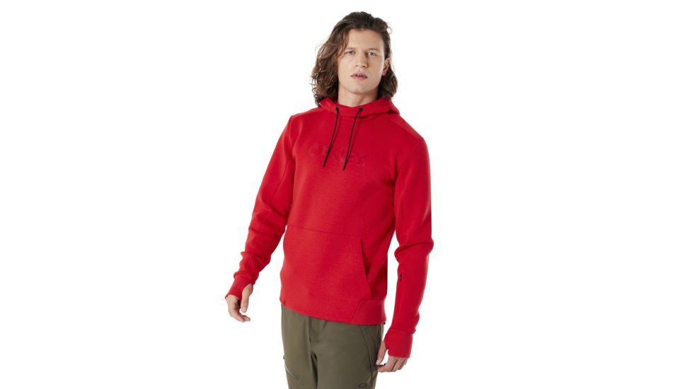 Oakley Hooded Scuba Fleece - Mens, Red Line, Large, 461639-465-L