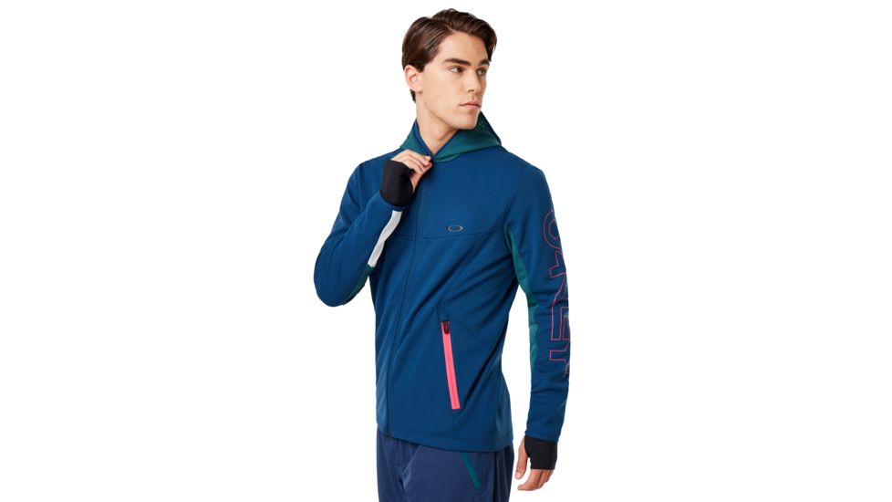 Oakley Hot Springs Thermal Fleece Fz - Mens, Poseidon, Large, 461772-6A1-L