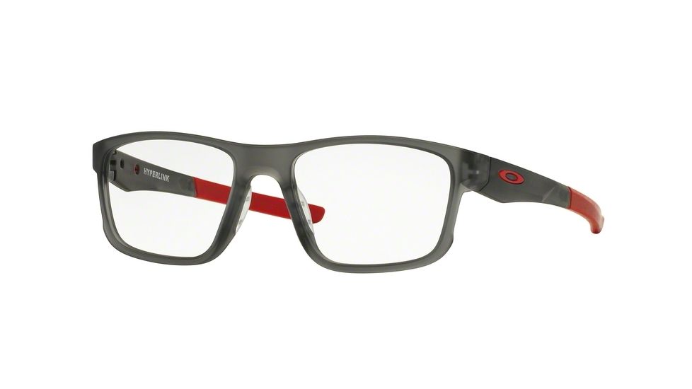 Oakley HYPERLINK OX8078 Eyeglass Frames 807805-52 - Satin Grey Smoke Frame