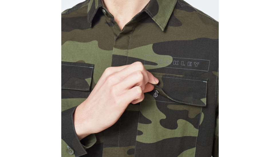 Oakley Icon Cargo Shirt - Mens, Core Camo, Small, FOA400495-982-S