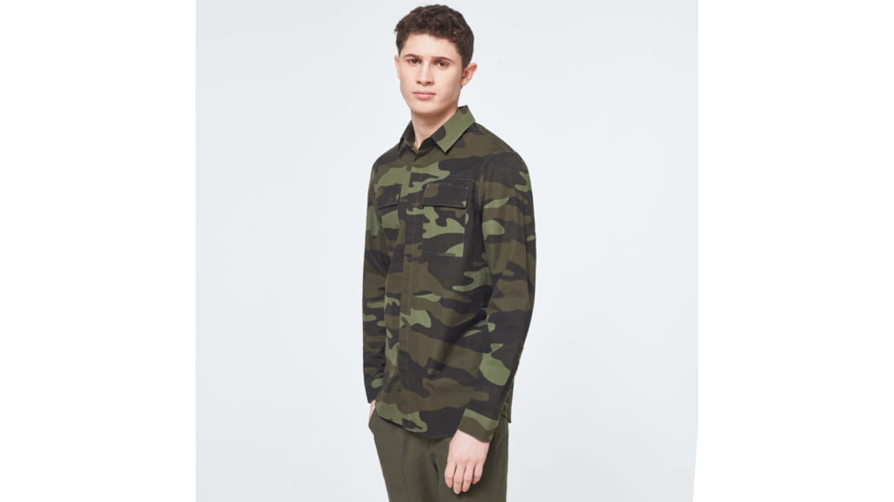 Oakley Icon Cargo Shirt - Mens, Core Camo, Small, FOA400495-982-S