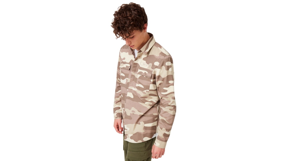 Oakley Icon Cargo Shirt - Mens, Desert Camouflage, Small, 401929-99C-S