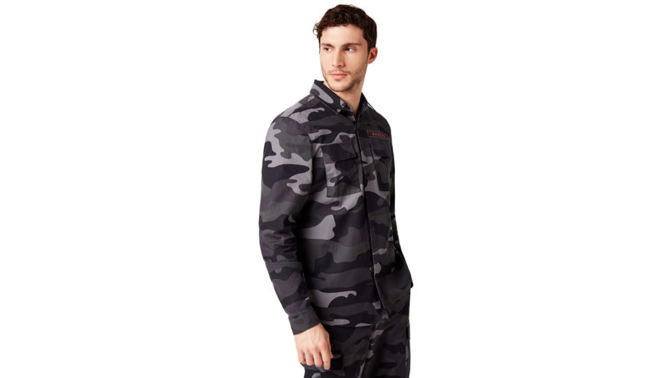 Oakley Icon Cargo Shirt - Mens, Grey Camouflage, Medium, 401929-98C-M