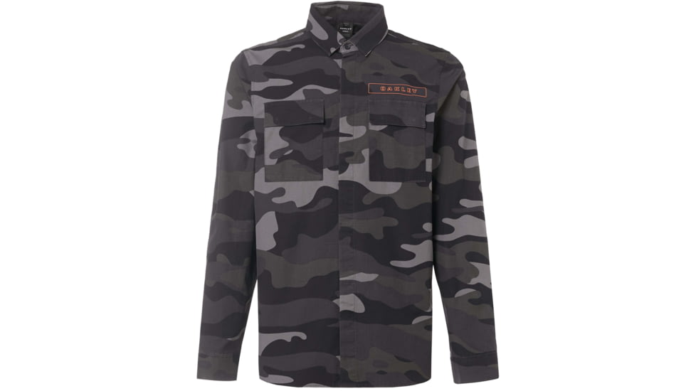 Oakley Icon Cargo Shirt - Mens, Grey Camouflage, Medium, 401929-98C-M