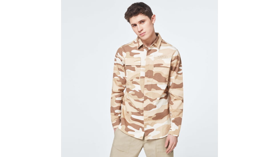 Oakley Icon Cargo Shirt - Mens, New Desert Camo, Large, FOA400495-93Z-L
