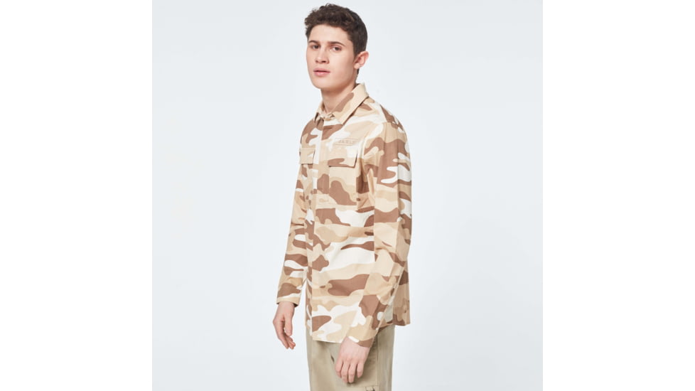 Oakley Icon Cargo Shirt - Mens, New Desert Camo, Large, FOA400495-93Z-L