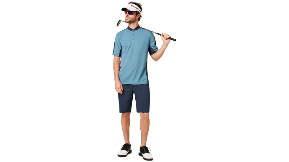 Oakley Icon Chino Golf Short - Mens, Foggy Blue, 36, 442467-6FB-36