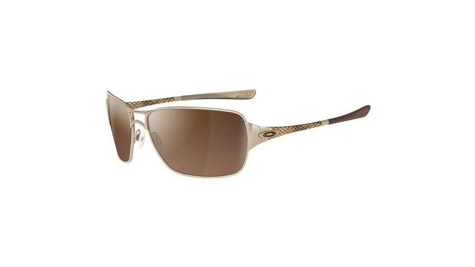 Oakley Impatient Polished Gold Frame w/ VR50 Brown Gradient Lenses Sunglasses 05-788