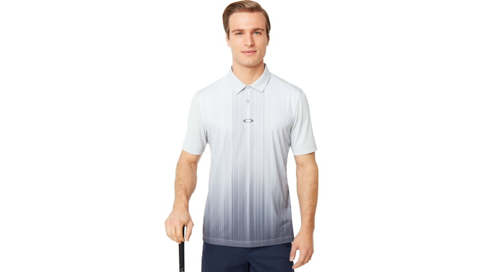 Oakley Infinity Line Golf Polo Short Sleeve Crs - Mens, Light Grey, Extra Small, 434309CRS-202-XS