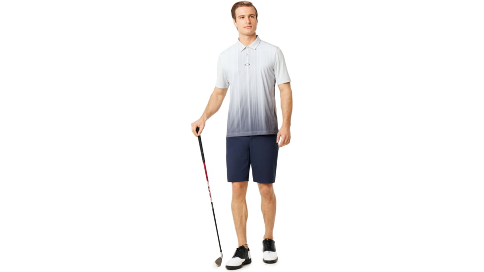 Oakley Infinity Line Golf Polo Short Sleeve Crs - Mens, Light Grey, Extra Small, 434309CRS-202-XS
