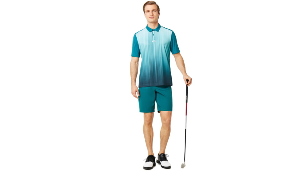 Oakley Infinity Line Golf Polo Short Sleeve Crs - Mens, Petrol, 3XL, 434309CRS-9PE-XXXL
