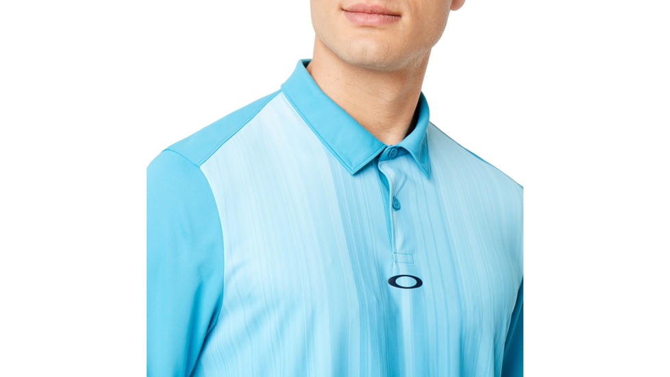 Oakley Infinity Line Golf Polo Short Sleeve Crs - Mens, Stormed Blue, Extra Small, 434309CRS-6SB-XS