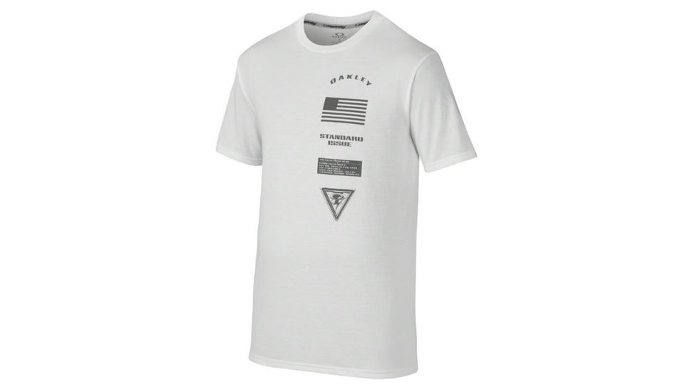 Oakley Insignia Tee, White, Medium 455166-100-MD