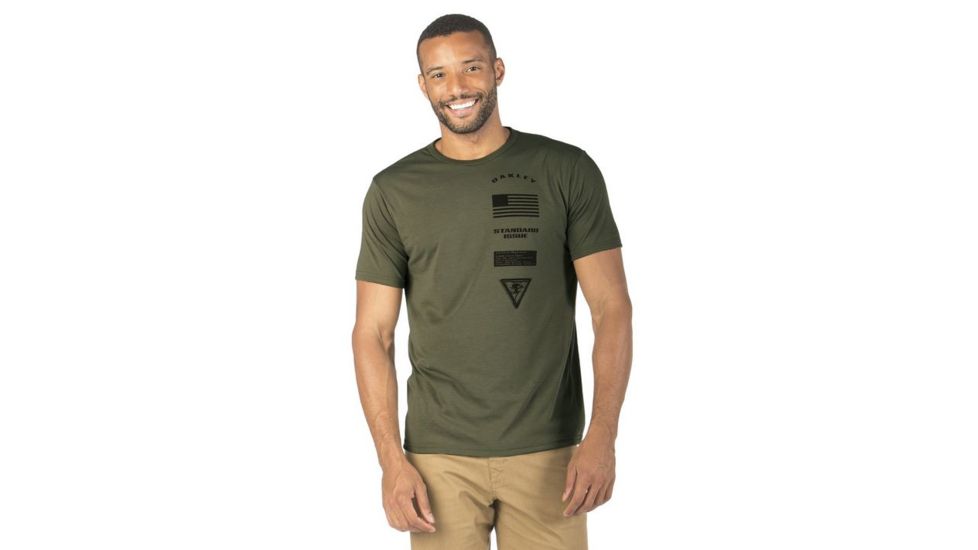 Oakley Insignia Tee, Worn Olive, Medium 455166-79B-MD