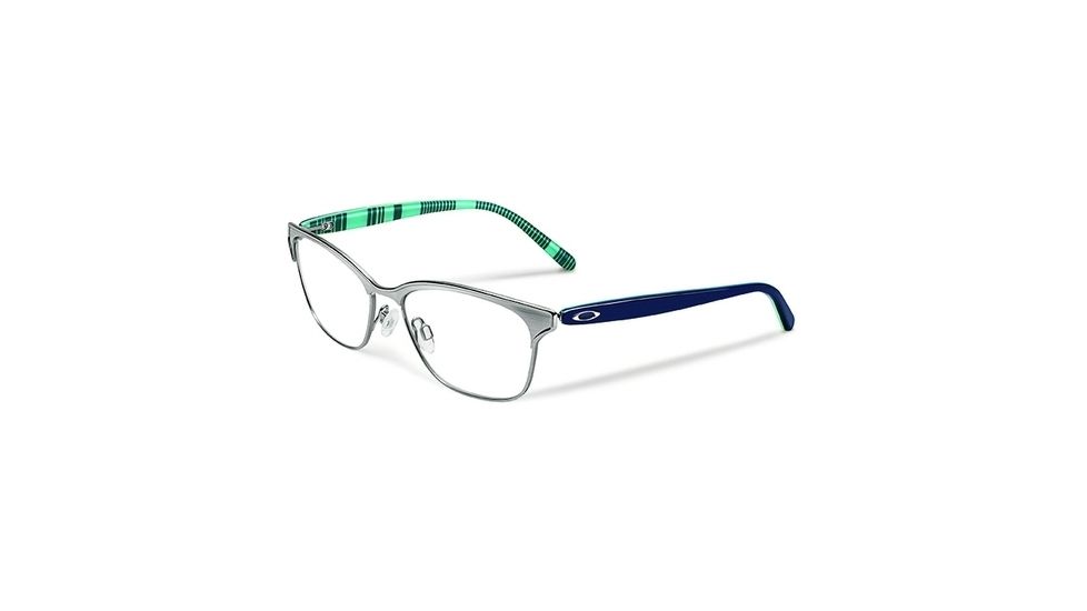 Oakley Intercede Womens Eyeglasses 317902-52 - Brushed Chrome Frame
