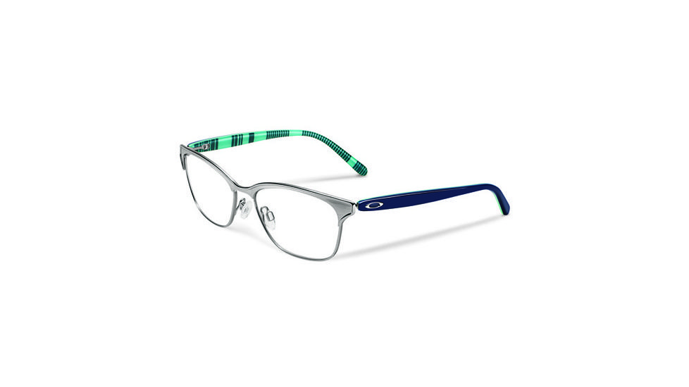 Oakley Intercede Womens Eyeglasses, Polished Chrome Frame, 52mm OX3179-0252