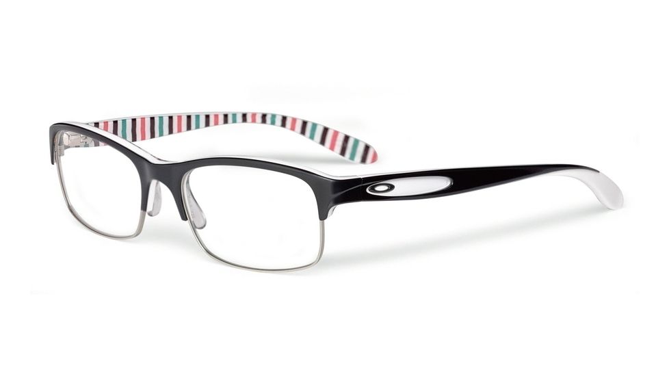 Oakley Irreverent Progressive Rx Eyeglasses 106201-52 - Black Peppermint Frame