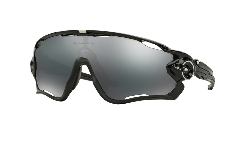 Oakley JAWBREAKER OO9290 Sunglasses 929001-31 - Polished Black Frame, Black Iridium Lenses