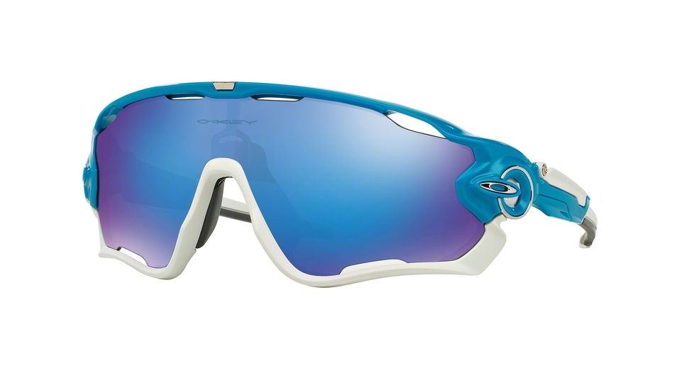 Oakley JAWBREAKER OO9290 Sunglasses 929002-31 - Sky Frame, Sapphire Iridium Lenses