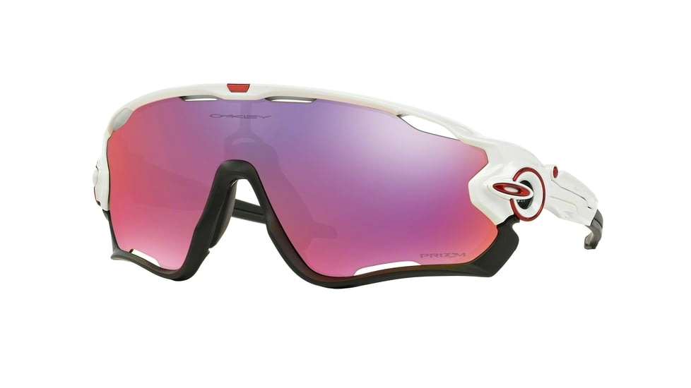 Oakley JAWBREAKER OO9290 Single Vision Prescription Sunglasses OO9290-929005-31 - Lens Diameter 131 mm, Lens Diameter 31 mm, Frame Color Polished White