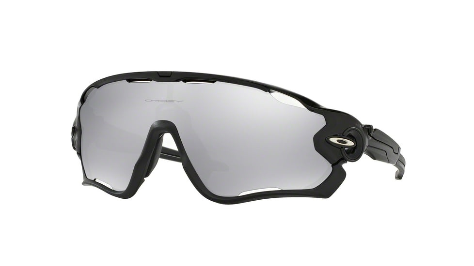 Oakley JAWBREAKER OO9290 Sunglasses 929019-31 - Polished Black Frame, Chrome Iridium Vented Lenses