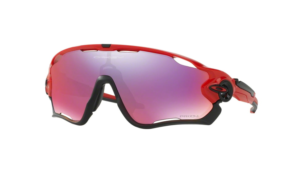 Oakley Jawbreaker OO9290 Sunglasses 929024-31 - Redline Frame, Prizm Road Lenses
