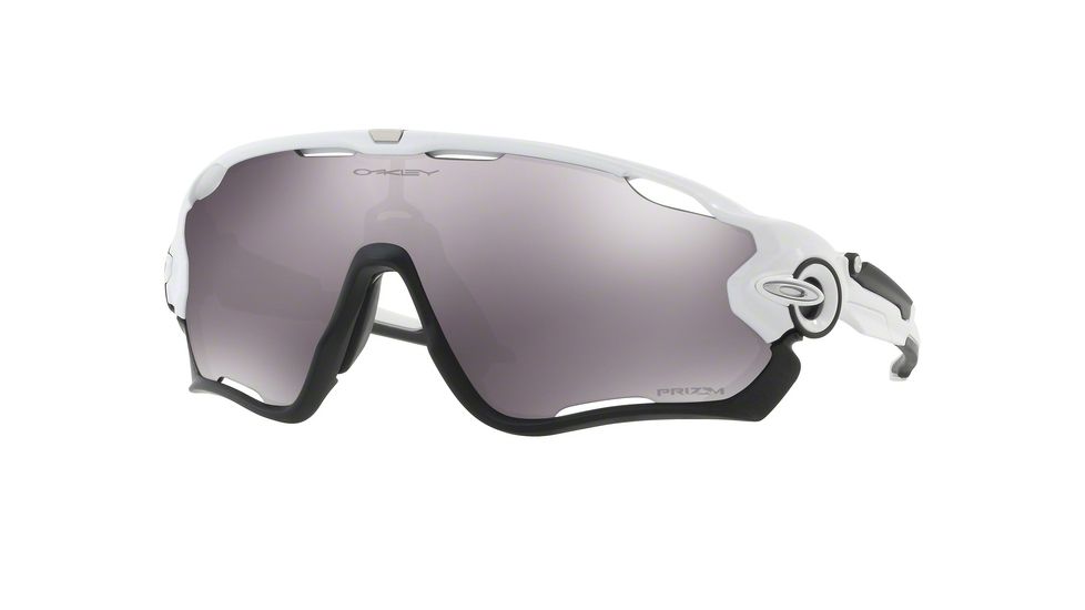 Oakley Jawbreaker OO9290 Sunglasses 929029-31 - Polished White Frame, Prizm Black Lenses