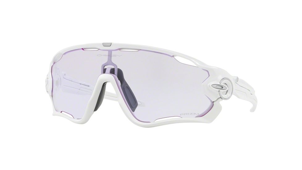 Oakley Jawbreaker OO9290 Sunglasses 929032-31 - Polished White Frame, Prizm Low Light Lenses