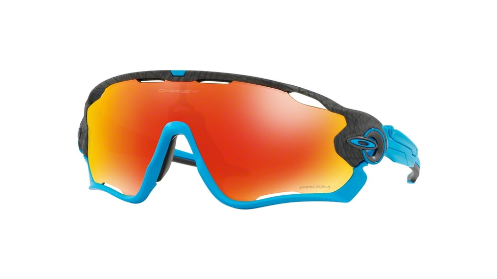 Oakley Jawbreaker OO9290 Sunglasses 929033-31 - Aero Grid Grey Frame, Prizm Ruby Lenses