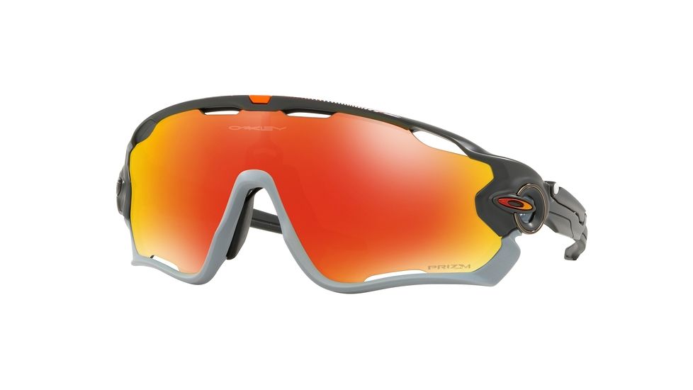 Oakley Jawbreaker OO9290 Sunglasses 929034-31 - Aero Matte Carbon Frame, Prizm Ruby Lenses