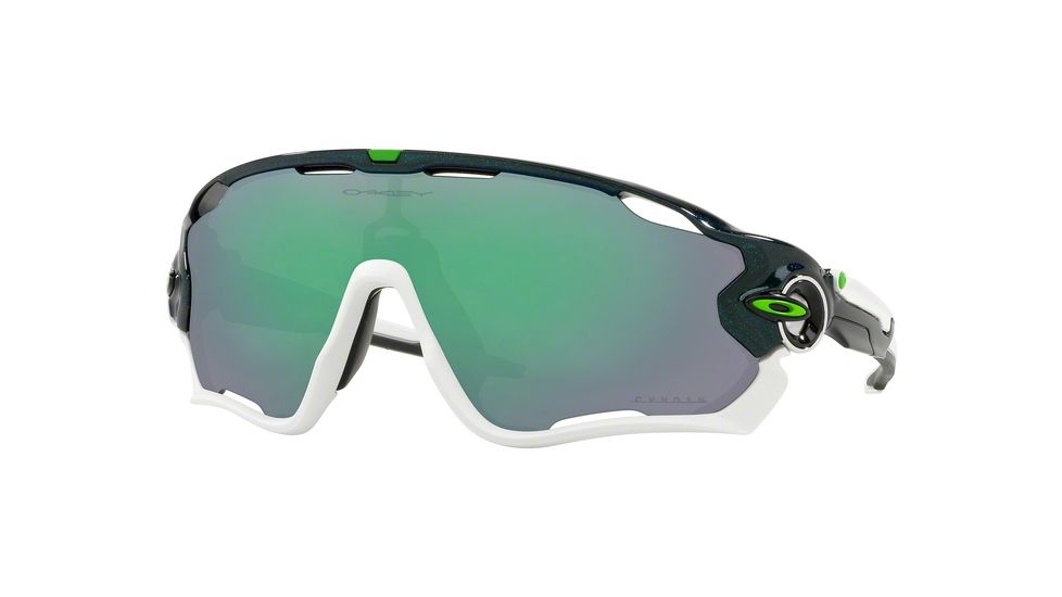 Oakley Jawbreaker OO9290 Sunglasses 929036-31 - Metallic Green Frame, Prizm Jade Lenses