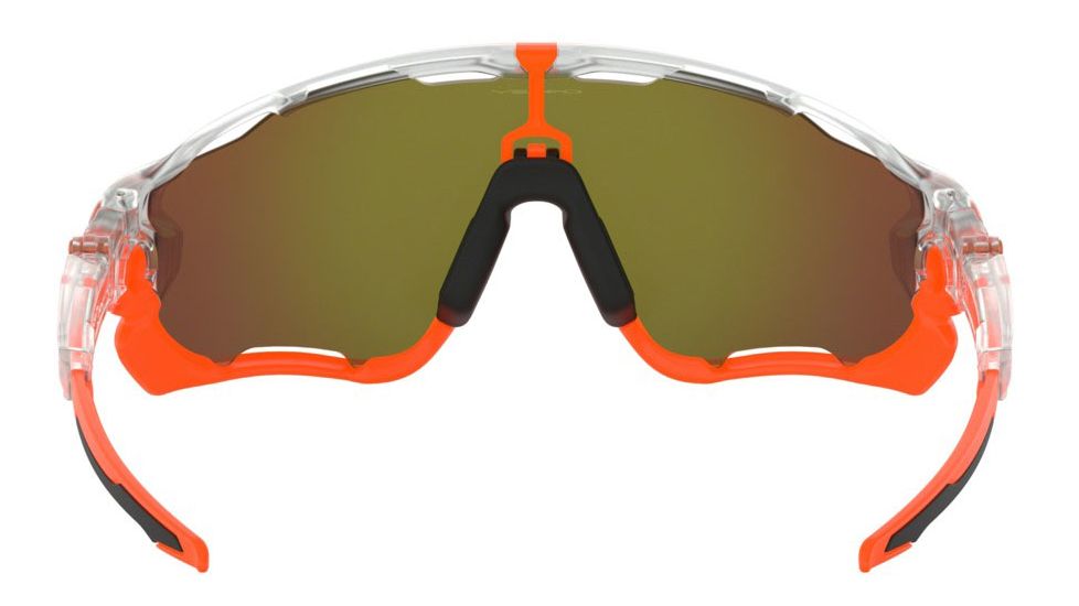 Oakley JAWBREAKER OO9290 Progressive Prescription Sunglasses, 31mm, Matte Clear, OO9290-929037-31-PRO