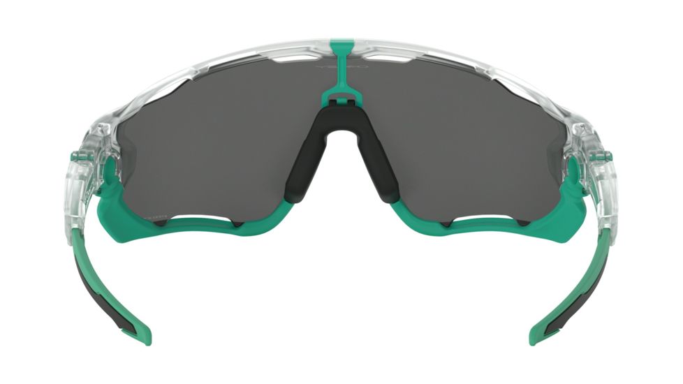 Oakley Jawbreaker OO9290 Sunglasses 929038-31 - Matte Clear Frame, Prizm Black Lenses