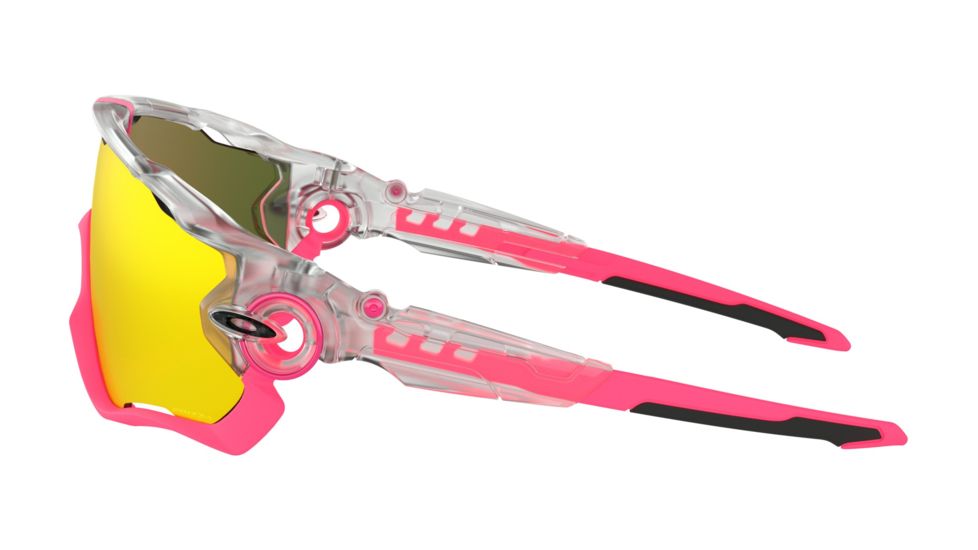 Oakley Jawbreaker OO9290 Sunglasses 929039-31 - Matte Clear Frame, Prizm Ruby Lenses