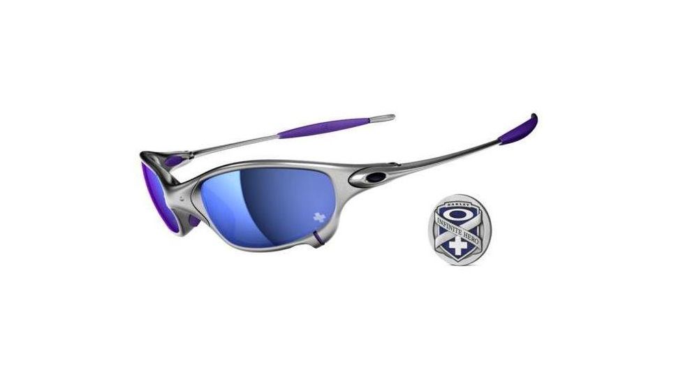 Oakley Juliet Infinite Hero Plasma Frame w/ Violet Iridium Lenses Sunglasses 24-308