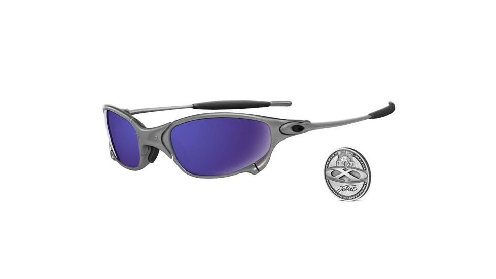 Oakley Juliet Plasma Frame w/ Ice Polarized Lenses Men's Sunglasses 04-153